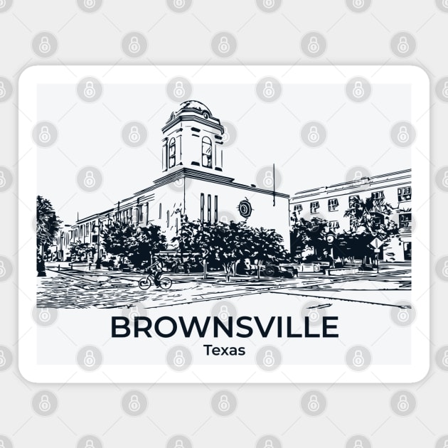 Brownsville - Texas Magnet by Lakeric